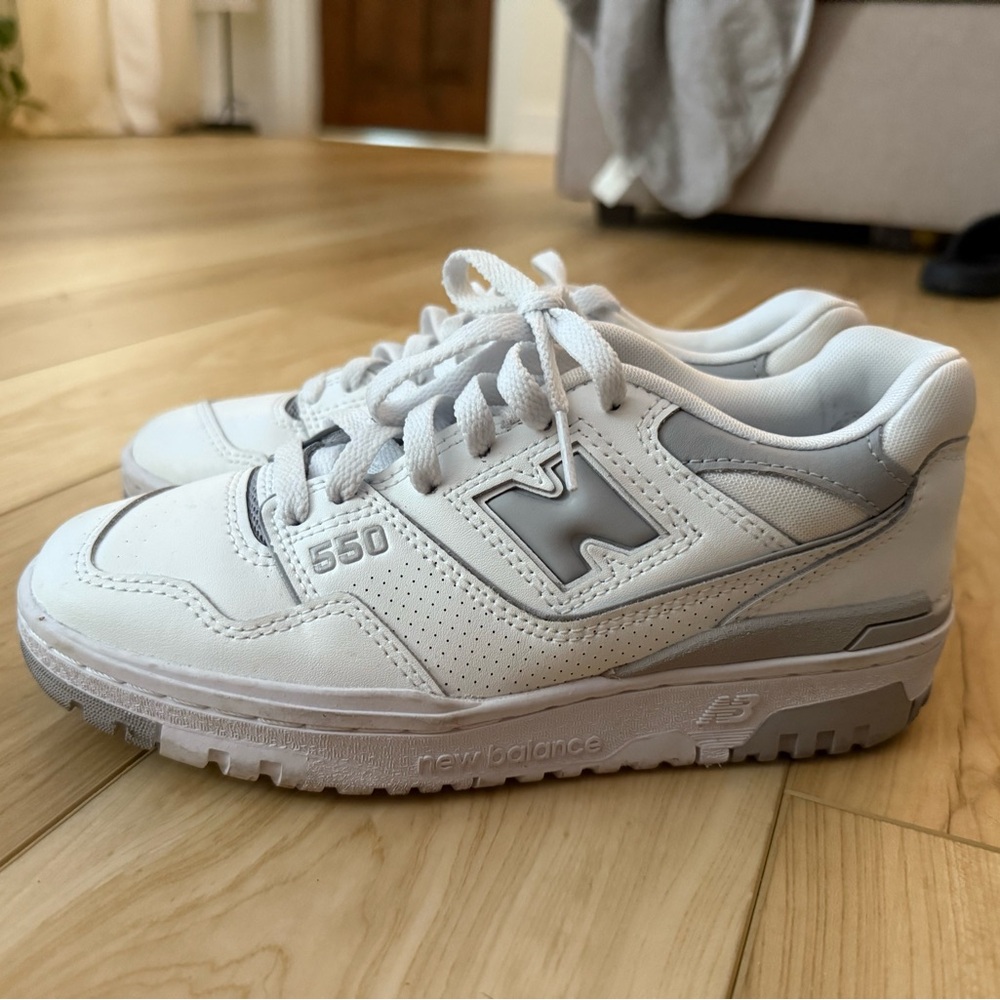New Balance 550 Classic White Sneakers